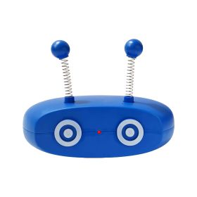 Electric Cat Interactive Toys Funny Pet Teasing Robot Laser Toys Automatic Steering Walking Sticks (Color: Blue)
